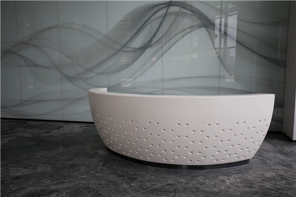 金沙城展示中心GRG圓柱、吧臺